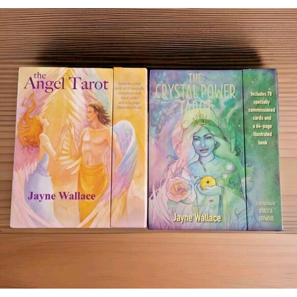 Tarot Cards by Jayne Wallace: The Angel Tarot & The Crystal Power Tarot - Picture 2 of 8